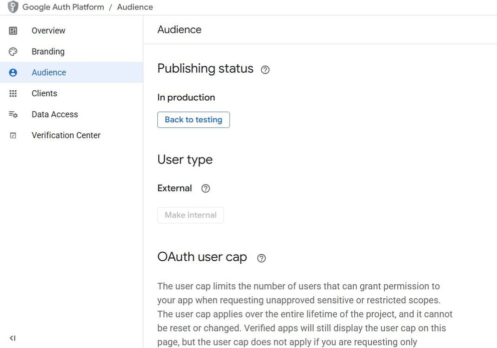 Google Play Console Integration: troubleshooting